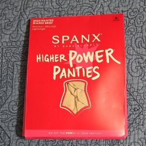 SPANX Higher Power Panties High Waisted Shaper Brief Size Medium NWOT One Pair